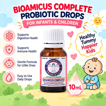 Men vi sinh 10 chủng BioAmicus Complete 10ml hỗ trợ tiêu hóa - Men Vi Sinh 10 Chủng