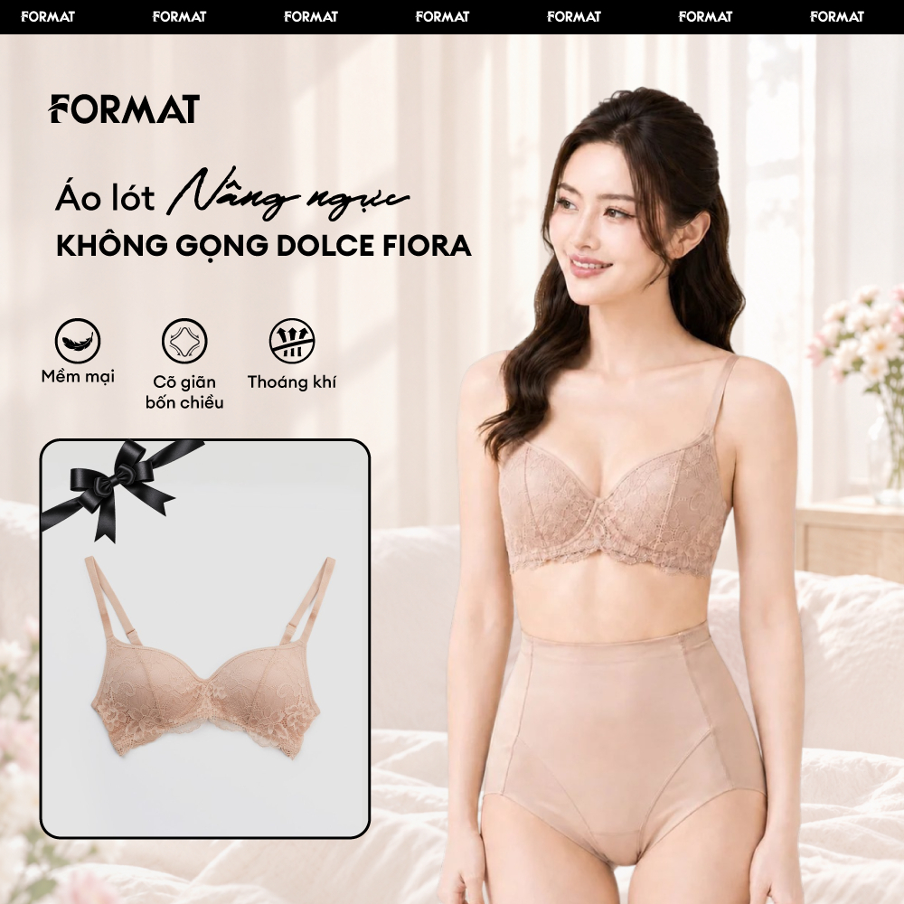 Áo lót nữ Format 10005910 nâng ngực không gọng Dolce Fiora