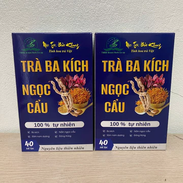 Combo 80 gói trà ba kích nấm ngọc cẩu Bảo Khang, trà túi lọc ba kích tím quảng ninh, ngọc cẩu,mú từn