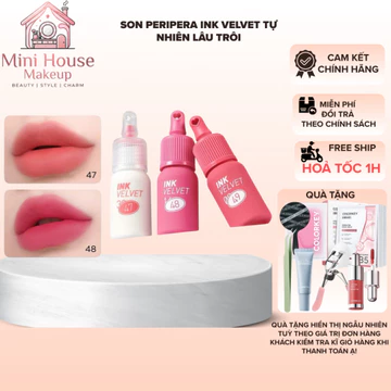 Peripera Son Kem Lì Ink Velvet Bám Màu Chuẩn Sương – Mềm Mượt, Lên Màu Chuẩn | Minihouse