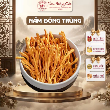 [Đông Trùng] Đông Trùng Hạ Thảo Sấy Thăng Hoa Thượng Phẩm, Nấm Đông Trùng Tăng Đề Kháng Bổ Khí Huyết, Thiên Vương Các