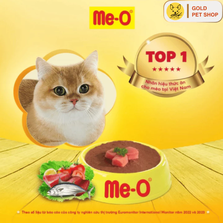 Pate Cho Mèo Pate Me-O Đủ Vị - mèo trưởng thành và mèo con - Gold Pet Shop – 4
