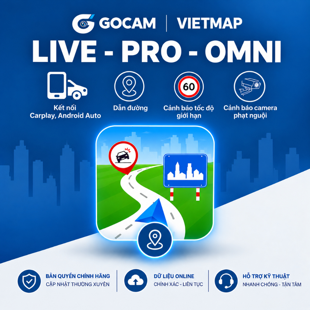 [CÓ BẢN OMNI] Thẻ Vietmap Live Pro - OMNI Hàng chính hãng, Bảo hành 24 tháng