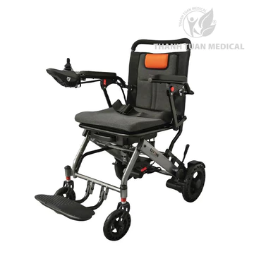 SẴN HÀNG: Xe lăn điện Siêu nhẹ Lucass XE-126, chỉ 17Kg, Gấp gọn 1 chạm tiện bỏ cốp xe du dịch, đi chơi