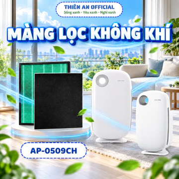 Màng lọc không khí Coway thay thế mã: AP-0509DH COWAY ARIES 5... màng lọc than, màng lọc hepa