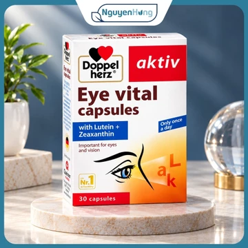 Viên Uống Bổ Mắt Doppelherz Eye Vital Capsule (Hộp 30 Viên) - Tăng Cường Thị Lực, Giảm Mỏi Mắt Và Bảo Vệ Đôi Mắt