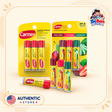 [BILL US] Son dưỡng môi carmex dạng thỏi SPF15 siêu cấp ẩm làm mềm môi