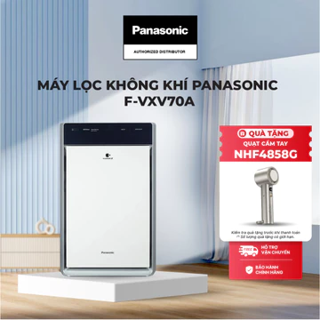 Máy lọc không khí Panasonic model F-VXV70A (công nghệ lọc Nanoe X, cảm biến bụi - mùi/ độ ẩm/ ánh sáng/ chuyển động)