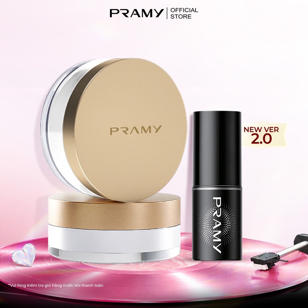 COMBO Phấn Phủ Bột Mềm Mịn Kiềm Dầu Travelsize 8g + Xịt Khóa Trang Điểm Kiềm Dầu Dưỡng Ẩm 30ml