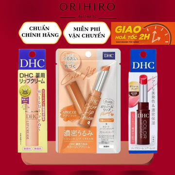 Son Dưỡng Môi DHC Lip Cream Nhật Bản - Chống Khô Môi Làm Hông Môi Giúp đôi Môi Mềm Mại Giảm Thâm