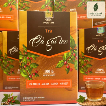 Trà Cà Gai Leo An Xoa Xạ Đen Hương Thanh Dễ Uống 90g 30 Túi Dùng Hằng Ngày