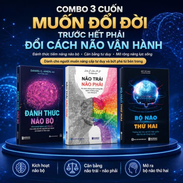 Sách Não Trái Não Phải, Đánh Thức Não Bộ Và Bộ Não Thứ Hai | Khai Mở Tiềm Năng Trí Tuệ | Bizbooks
