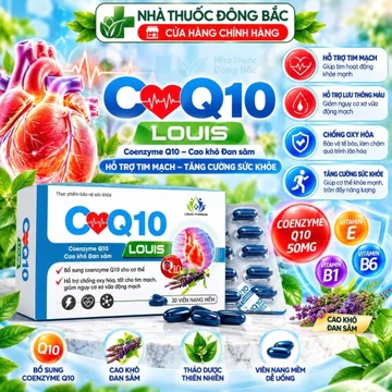 VIÊN UỐNG BỔ TIM COENZYME Q10 GIÚP TĂNG CƯỜNG SỨC KHOẺ TIM MẠCH, NGƯỜI BỊ XƠ VỮA ĐỘNG MẠCH H30V