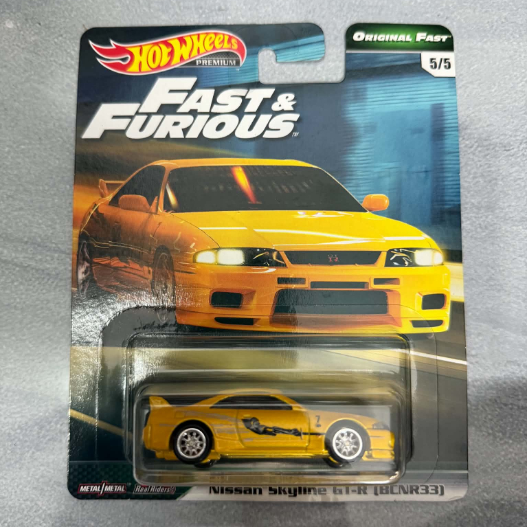 Hot Wheels Premium Fast and Furious NISSAN SKYLINE GT-R R33 Car Culture ...