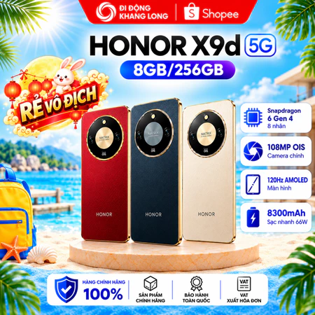 Điện thoại HONOR X9d 5G 8GB/256GB l Sản phẩm chính hãng .