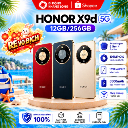 Điện thoại HONOR X9d 5G 12GB/256GB l Sản phẩm chính hãng.