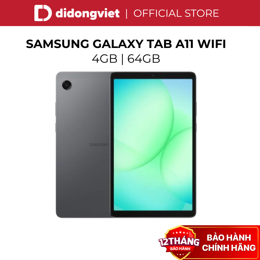 Máy Tính Bảng Samsung Galaxy Tab A11 Wifi 4GB | 64GB - Màn hình 8,7" 90Hz, 5100mAh - Hàng Chính Hãng | BigBuy360 - bigbuy360.vn