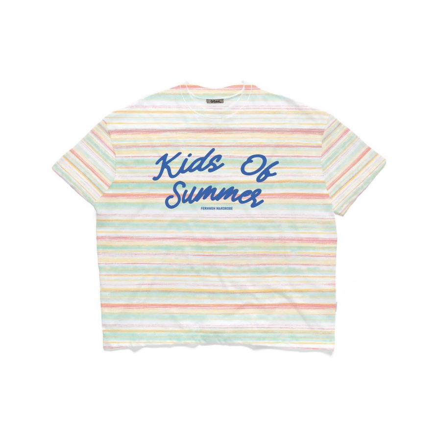 FW.GOODS - SS26 Striped Multicolor T-Shirt Form Regular Fit - Áo thun sọc tay ngắn nam nữ | BigBuy360 - bigbuy360.vn