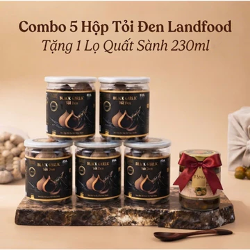(CHÍNH HÃNG) Tỏi Đen Cô Đơn LANDFOOD'S. Lên Men Tự Nhiên, Tăng Đề Kháng, Ngừa Ung Thư, Bảo Vệ Tim Mạch