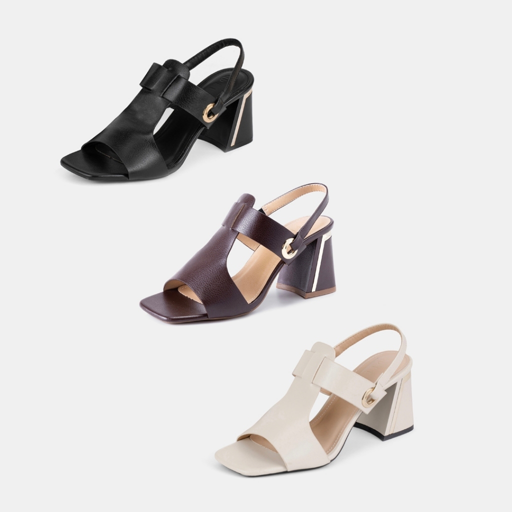 Giày Cao Gót Nữ ELLY Cao Cấp Thời Trang Sandal Mũi Nhọn Bít Mũi Êm Chân Đi Làm Đi Tiệc – EG286