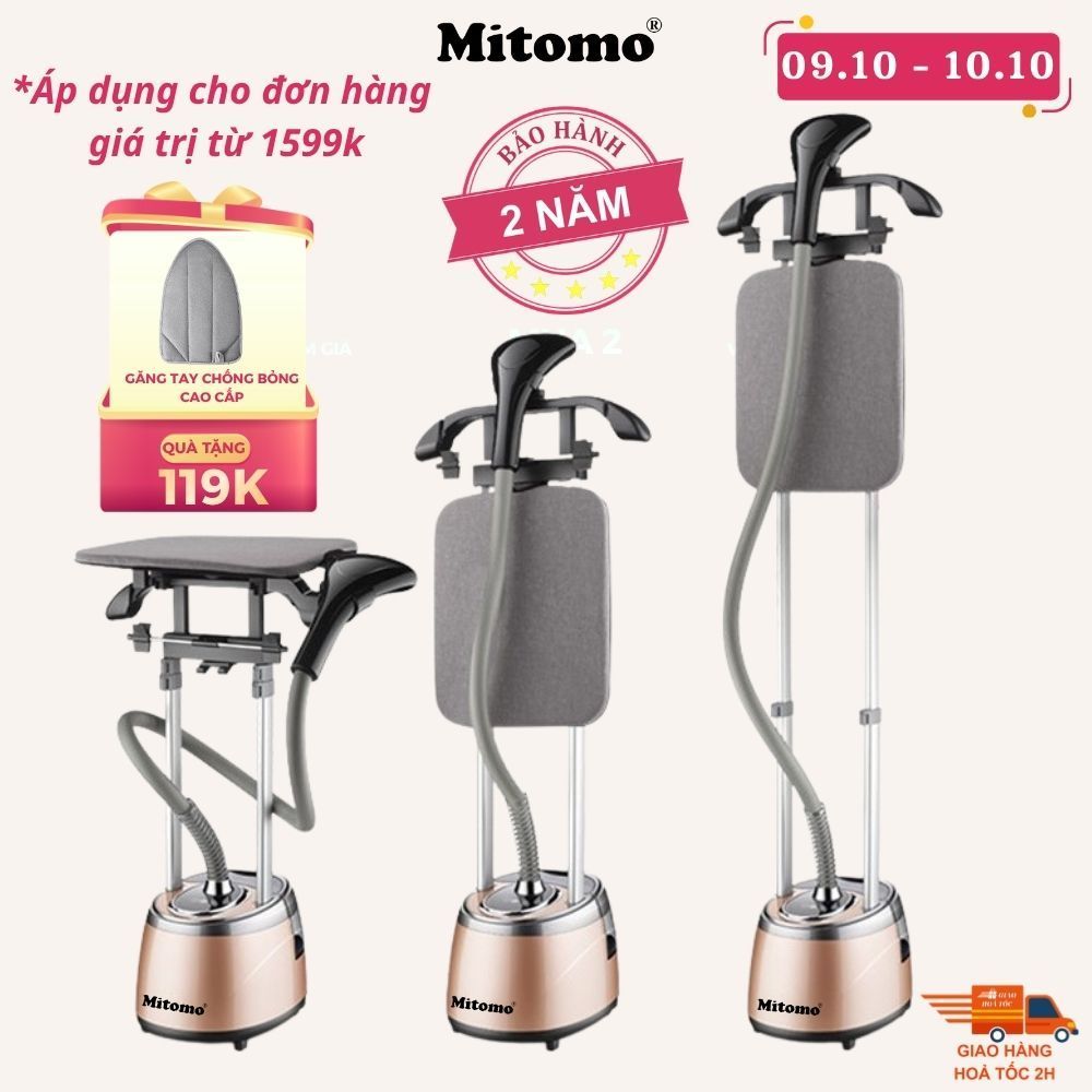 Bàn ủi hơi nước đứng Mitomo GC-559 Công suất 2200W BH 2 năm