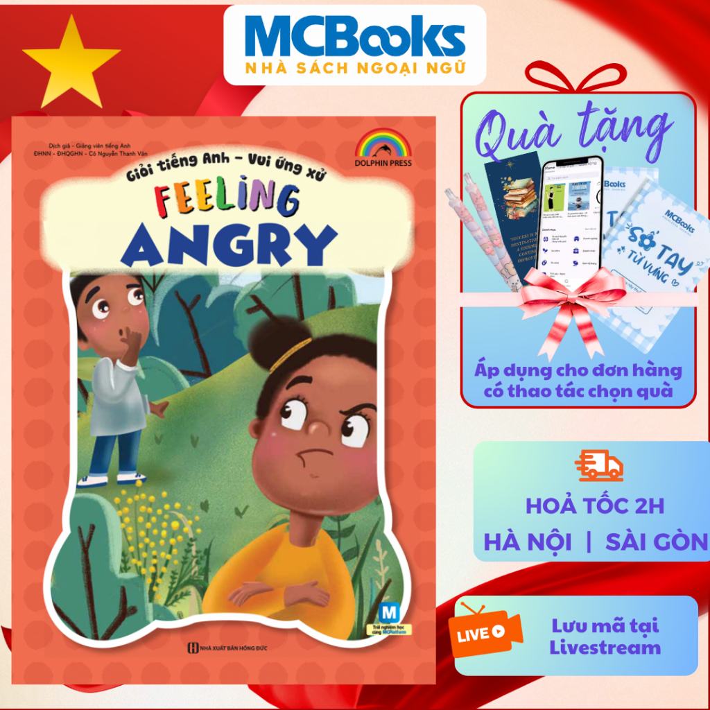 Sách - Feeling Angry: Giỏi Tiếng Anh Vui Ứng Xử - MCBooks
