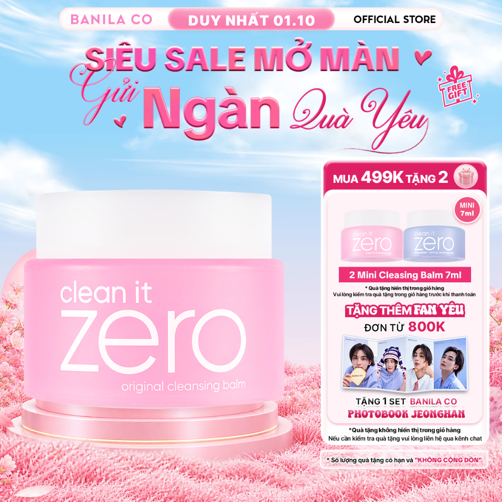 [Renewal] Sáp tẩy trang Banila Co C​l​e​a​n It Z​e​r​o C​l​e​a​n​s​i​n​g B​a​l​m O​r​i​g​i​n​a​l 100/180ML mọi loại da