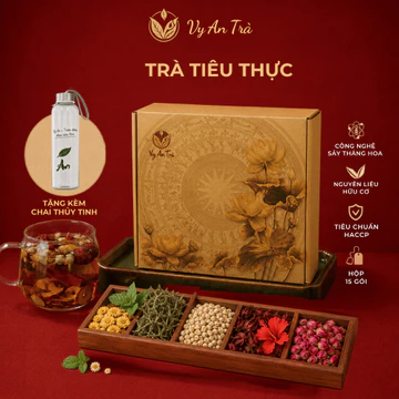 [TẶNG BÌNH 500ML] TRÀ TIÊU THỰC-Trà Thảo Mộc Hỗ Trợ Tiêu Hóa-Tăng Cường Hệ Miễn Dịch-Giảm Đầy Bụng Khó Tiêu|Vy An Trà