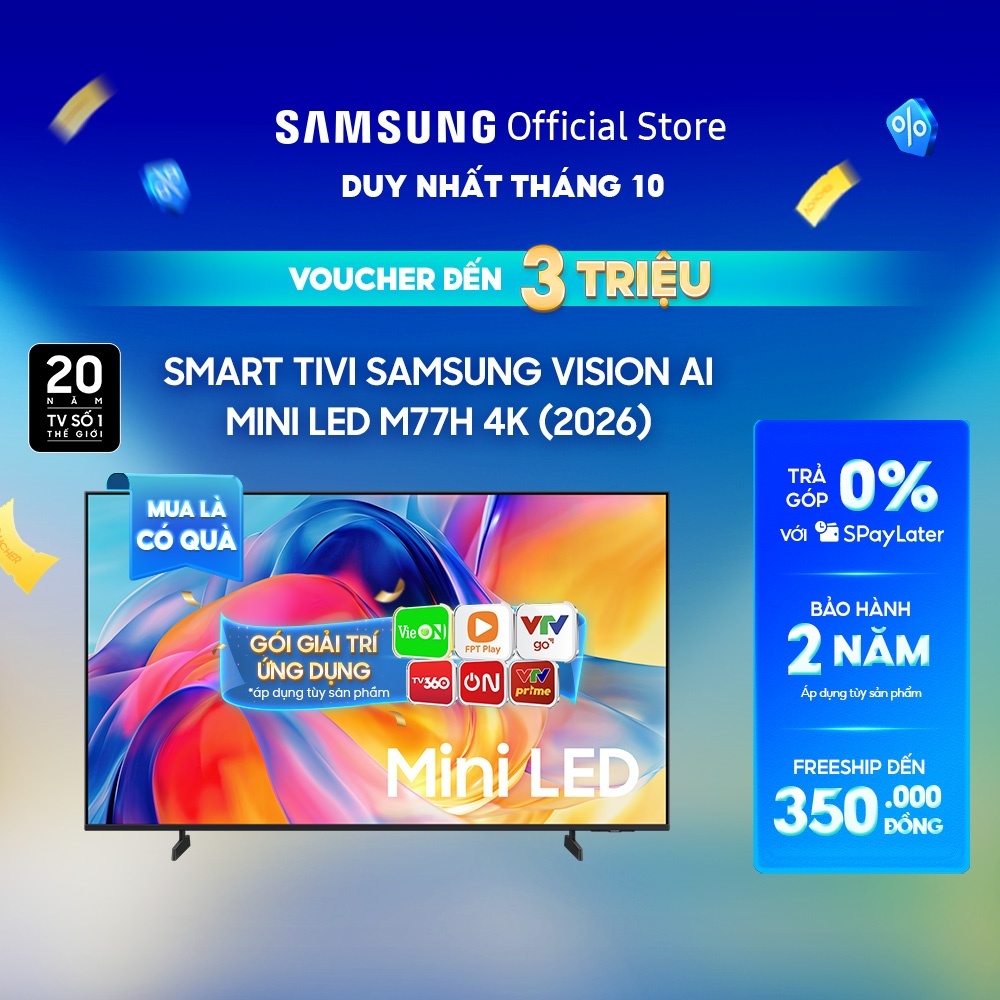 Tivi Mini LED Samsung M77HA - Mới 2026