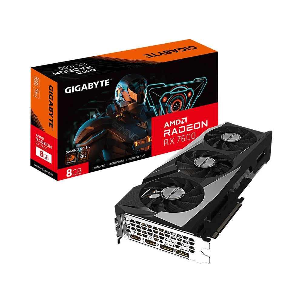 Card Màn Hình / VGA Gigabyte Gaming OC / Asus Dual EVO OC - AMD Radeo RX 7600, 8GB, GDDR6- BH 36 Tháng | BigBuy360 - bigbuy360.vn