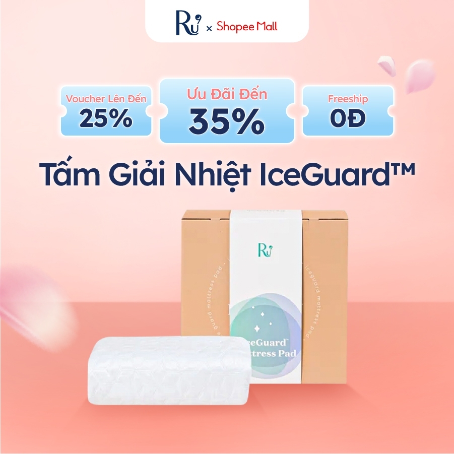 Tấm Giải Nhiệt Iceguard™ (Iceguard Pad) Ru9 | Chiếu Điều Hòa Mát Lạnh Chống Thấm| Hạ Nhiệt Cho Giường | Đủ Kích Thước