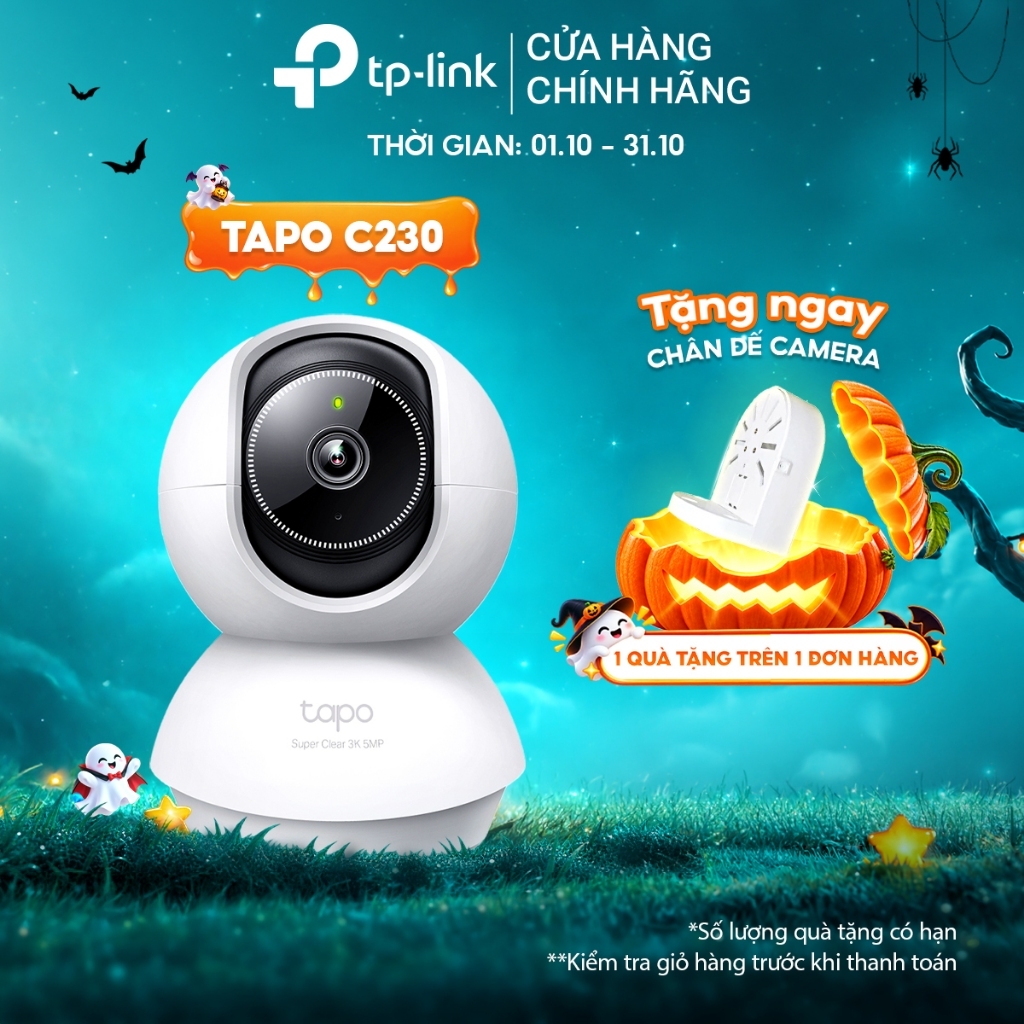 [Độ Phân Giải 3K] Camera Wi-Fi Trong Nhà TP-Link Tapo C230 | Thông Báo Thông Minh, Phát Hiện AI
