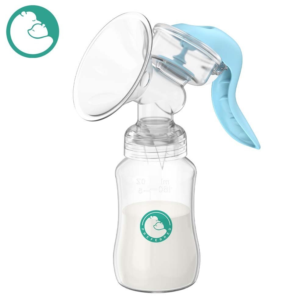 Preferred MB7 Máy Hút Sữa Bằng Tay Cho Mẹ, 150ML, Phễu Silicone Mềm 3D, BPA Free, Hút Sữa Nhẹ Nhàng Không Đau