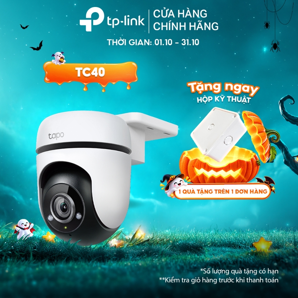 Camera An Ninh Ngoài Trời TP-Link Tapo TC40 / C510W / C520WS/ C530WS/ C560WS Quét 360 Độ, AI Phát Hiện Chuyển Động