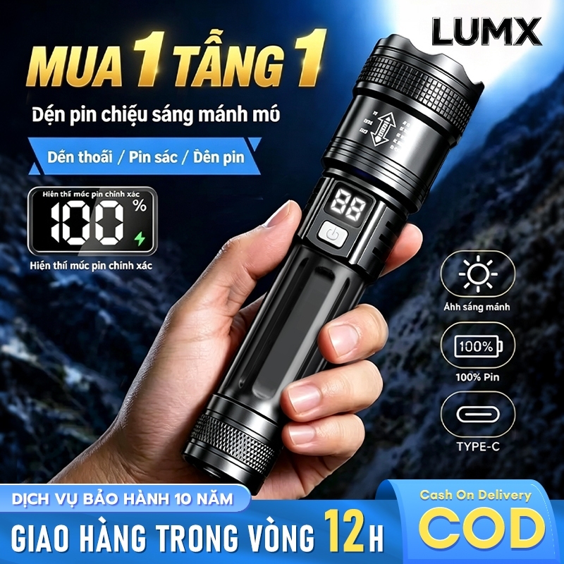 Đèn pin sạc cầm tay - Giá Tốt, Sale Tháng 10, Freeship 0Đ | Shopee Việt Nam