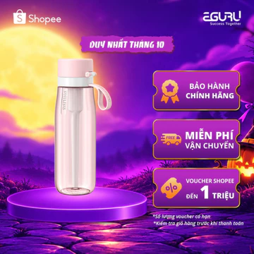 Bình Lọc Nước Daily Philips AWP2732PK/97 1.064L - Lọc 99% Clo - Lõi Lọc 1 Tháng - Tritan Không BPA - Chính Hãng