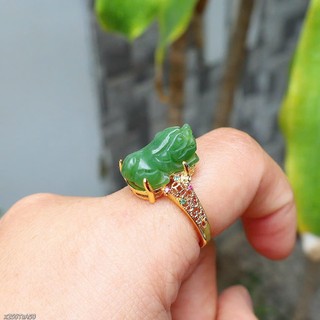 nhẫn tỳ hưu ngọc bích