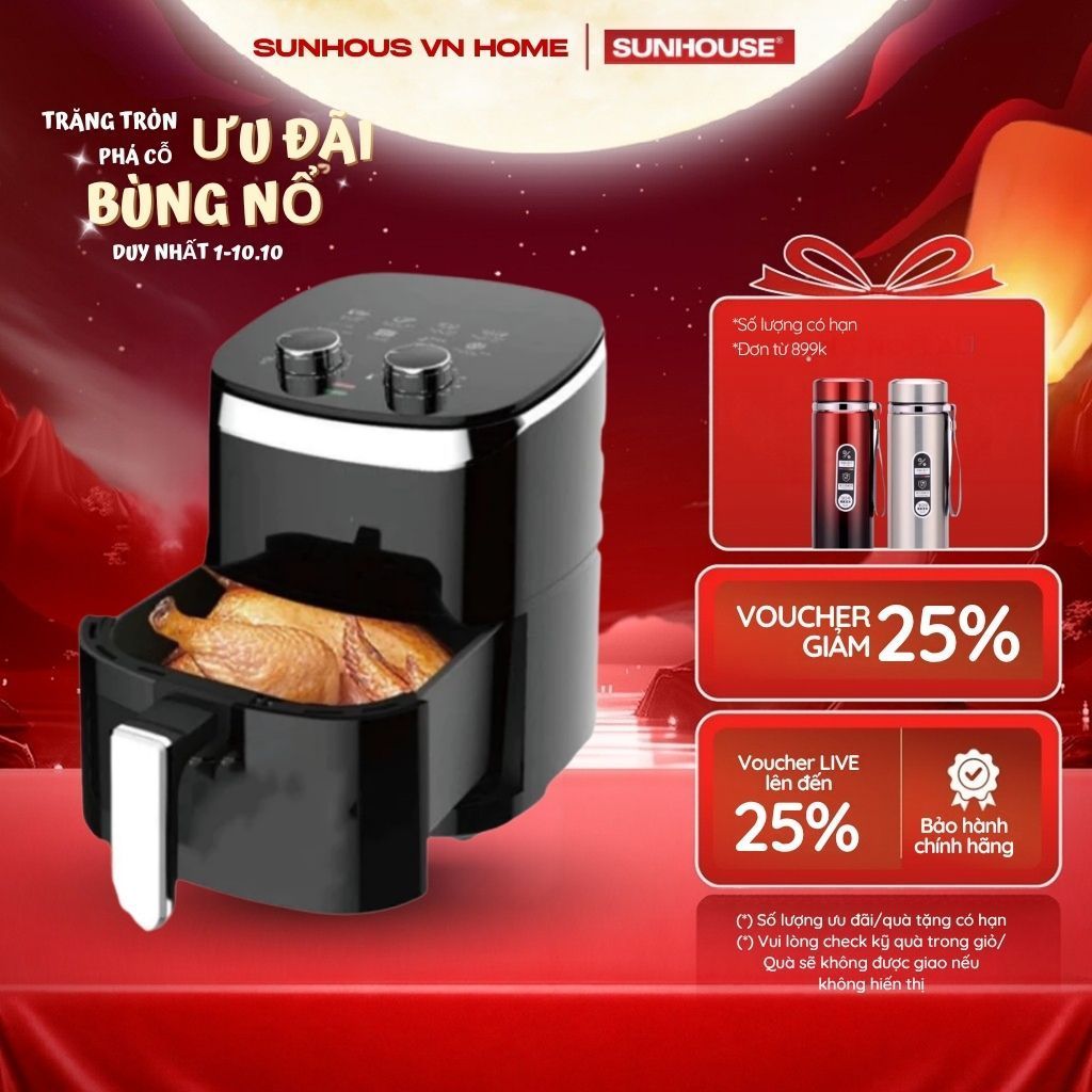 Nồi Chiên Không Dầu CAMEL 15L– Ăn Ngon, Ít Dầu