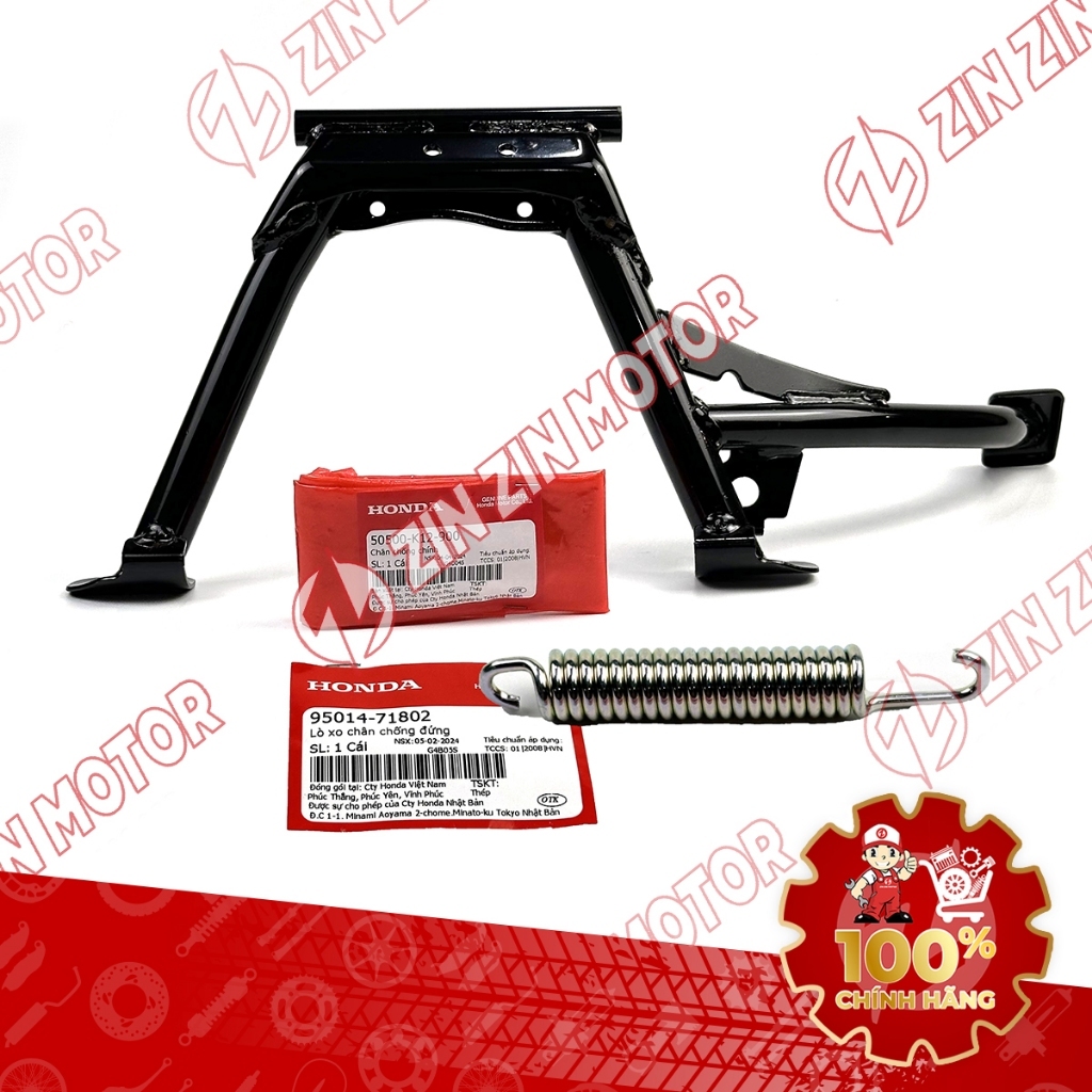 Lò Xo Chống Đứng, Chân Chống Đứng Lead (2Val) 125 2013 2014 2015 2016 50500-K12-900 , 95014-71802 Chính Hãng - ZZM