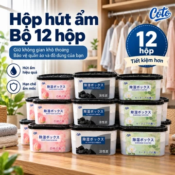 Hộp hút ẩm khử mùi Hộp Hút Ẩm Có Mùi Thơm Đặt Tủ Quần Áo Tủ Giày Tủ Bếp Chống Ẩm Mốc Khử Mùi Hôi Giữ Quần Áo Luôn