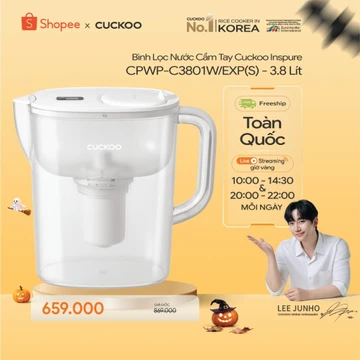 Bình Lọc Nước Cầm Tay Cuckoo Inspure CPWP-C3801W/EXP(S) – 3.8 Lít