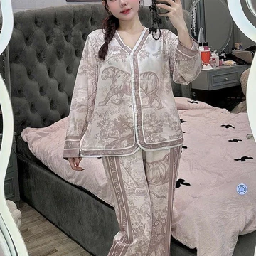 Đồ bộ tay dài lụa latin size dưới 60kg , pijama nữ giá rẻ tận xưởng , đồ bộ nữ hot trend , bộ pijama nữ, đồ bộ mẫu mới