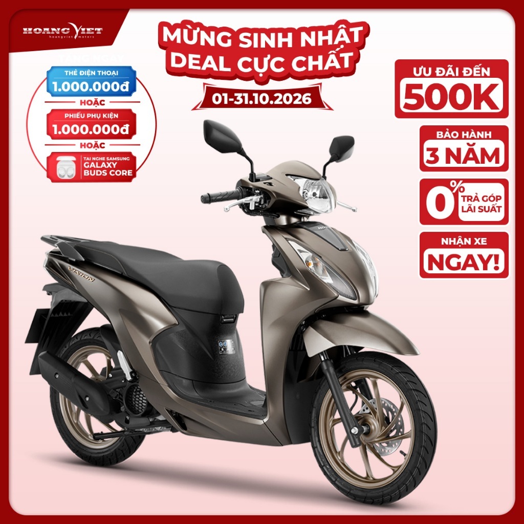 Xe Máy Honda Vision 2026 - Phiên Bản Đặc Biệt