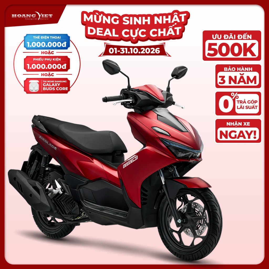 Xe Máy Honda Air Blade 160 2026 - Phiên Bản Tiêu Chuẩn