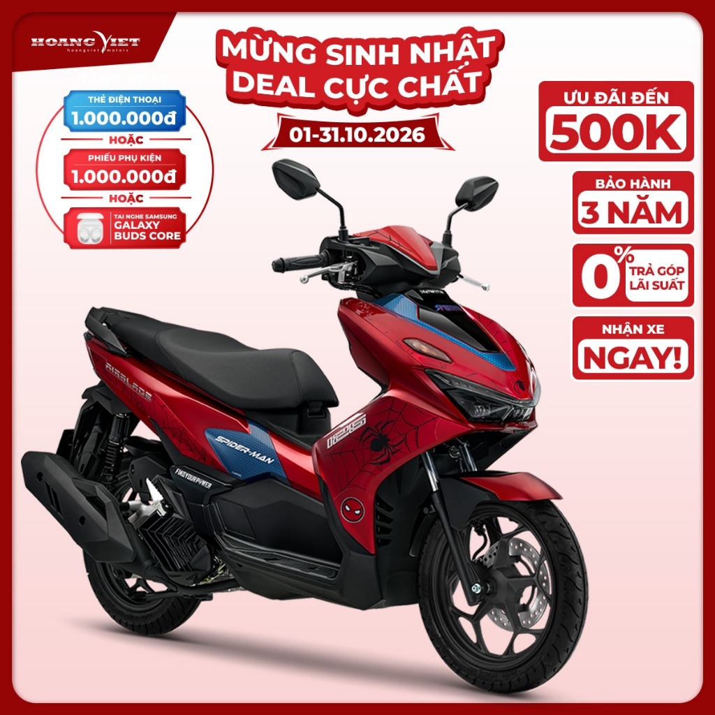 Xe máy Honda Air Blade 125cc 2026 - Phiên Bản Giới Hạn - Marvel ' Spider-Man