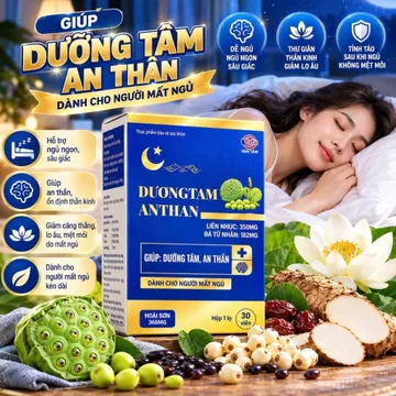 DƯỠNG TÂM AN THẦN 30 VIÊN – THẢO MỘC HỖ TRỢ DƯỠNG TÂM, AN THẦN VÀ NGỦ NGON