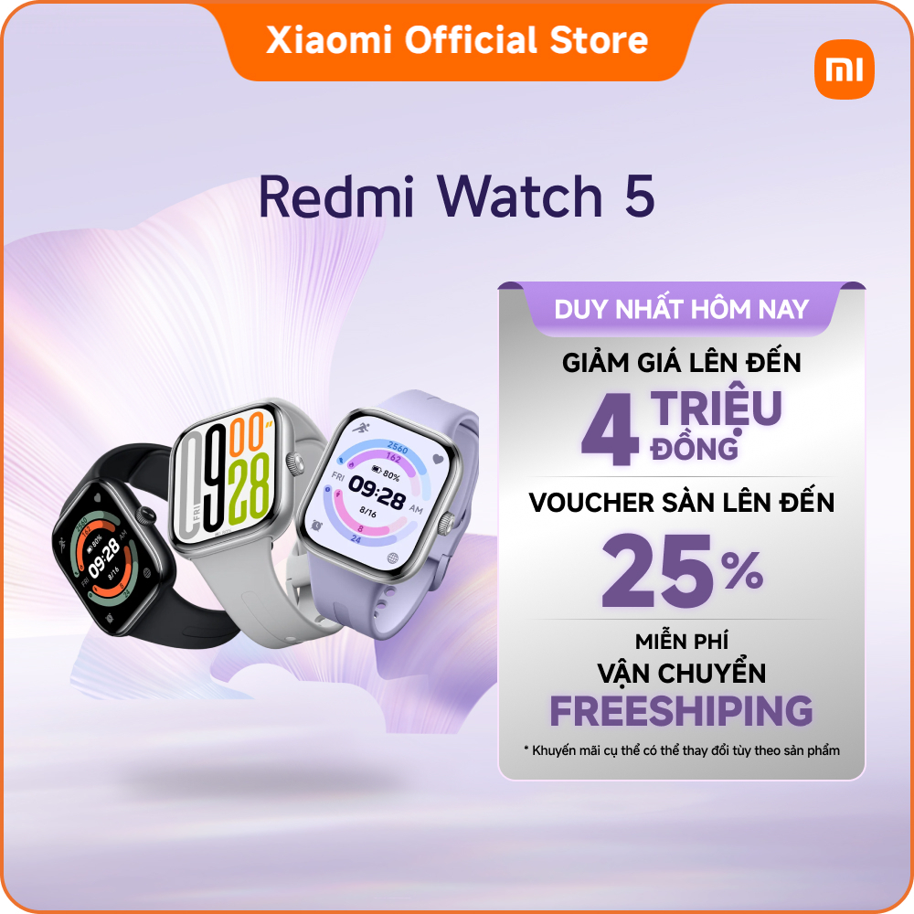 Xiaomi Đồng hồ thông minh Redmi Watch 5 |Redmi Watch 5 Lite| Redmi Watch 5 Active