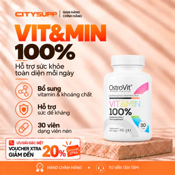 Vitamin Tổng Hợp OstroVit Vit&Min 100, Bổ Sung Vitamin & Khoáng chất | Nhập khẩu Ba Lan