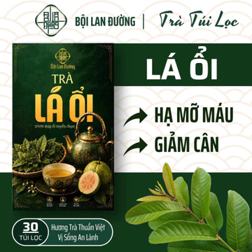 [Có Giấy VSATTP] Trà Hạ Mỡ Máu Lá Ổi - Bội Lan Đường - Lá Sen, Giảo Cổ Lam, Gạo Lứt, Cỏ Ngọt - Tăng Cường Chuyển Hóa.