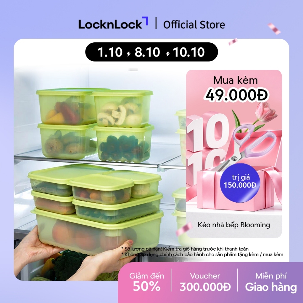Hộp bảo quản thực phẩm LocknLock Smart Keep Fresh food container giữ tươi mát lên đến 31 ngày